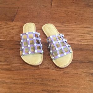 Brand New “Rebel” Lilac Sandals